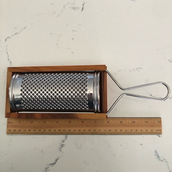 Olive Wood Box Grater~For Hard Cheeses~Dual Function - Picture 12 of 12
